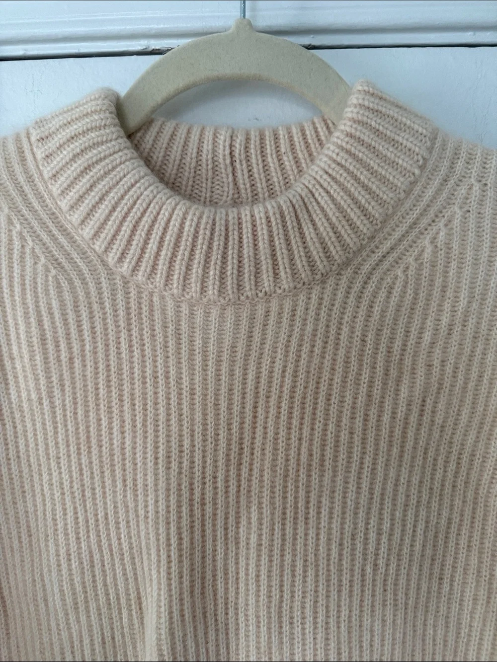 J. Crew Ribbed cashmere oversized sweater